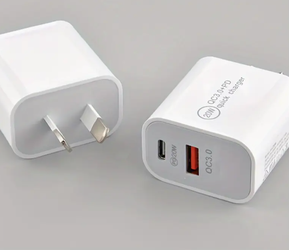 2 port USB & USB-C 38w charging brick