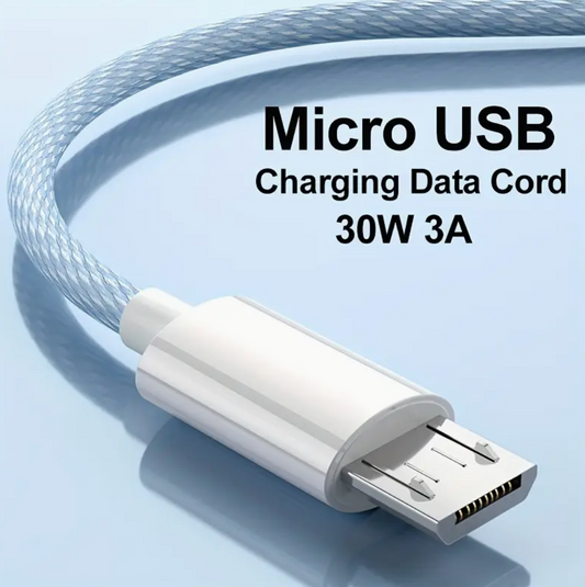 Micro USB to USB braided cable